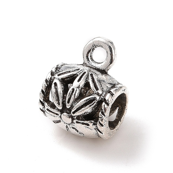 PandaHall Tibetan Style Alloy Tube Bails, Loop Bails, Hanger Links, Flower, Antique Silver, 14x11x10mm, Hole: 2mm, Inner Diameter: 5.5mm...
PandaHall Tibetan Style Alloy Tube Bails, Loop Bails, Hanger Links, Flower, Antique Silver, 14x11x10mm, Hole: 2mm, Inner Diameter: 5.5mm...