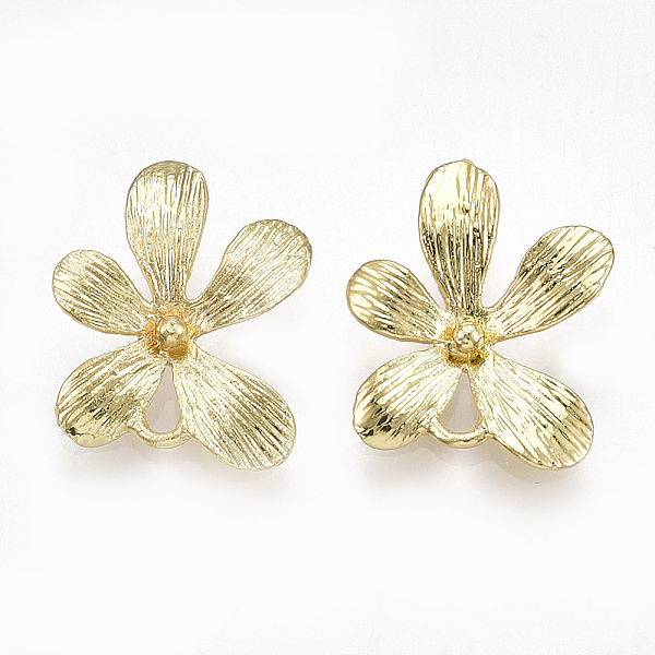 PandaHall Brass Links connectors, Flower, Real 18K Gold Plated, 11.5x10x1.5mm, Hole: 1mm Brass Flower
PandaHall Brass Links connectors, Flower, Real 18K Gold Plated, 11.5x10x1.5mm, Hole: 1mm Brass Flower