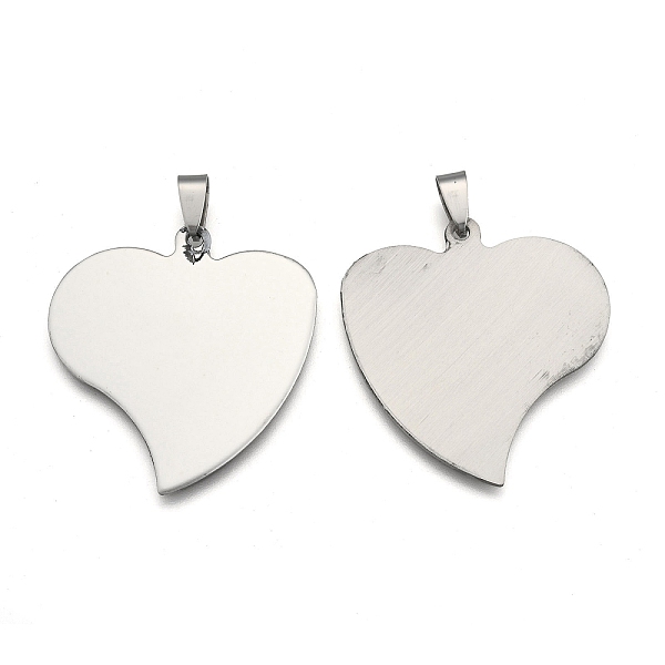PandaHall 201 Stainless Steel Heart Stamping Blank Tag Pendants, with Snap on Bails, Stainless Steel Color, 42x40x1mm, Hole: 3mm 201...
PandaHall 201 Stainless Steel Heart Stamping Blank Tag Pendants, with Snap on Bails, Stainless Steel Color, 42x40x1mm, Hole: 3mm 201...