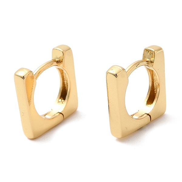 PandaHall Rack Plating Brass Square Hoop Earrings, Lead Free & Cadmium Free, Real 18K Gold Plated, 13x12.5x3mm Brass Square
PandaHall Rack Plating Brass Square Hoop Earrings, Lead Free & Cadmium Free, Real 18K Gold Plated, 13x12.5x3mm Brass Square