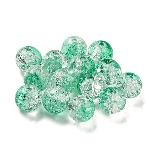 PandaHall Transparent Spray Painting Crackle Glass Beads, Round, Medium Spring Green, 8mm, Hole: 1.6mm, 300pcs/bag Glass Round
PandaHall Transparent Spray Painting Crackle Glass Beads, Round, Medium Spring Green, 8mm, Hole: 1.6mm, 300pcs/bag Glass Round