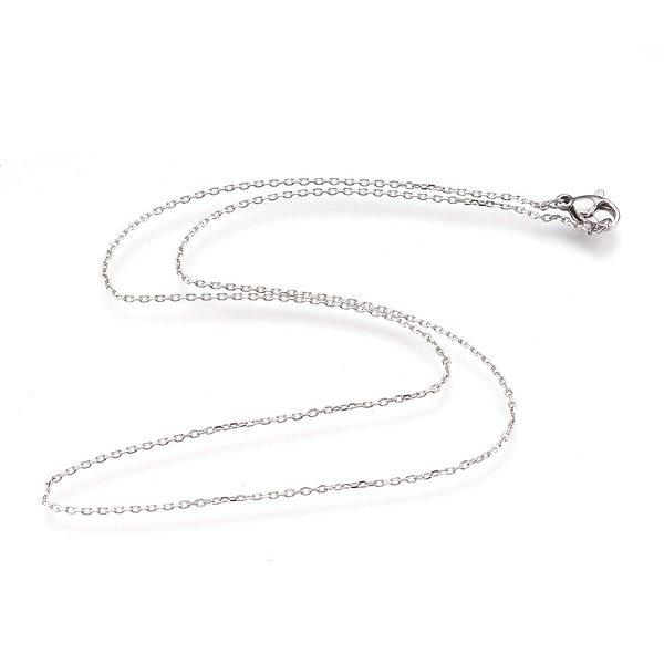 PandaHall 304 Stainless Steel Cable Chain Necklaces, with Lobster Claw Clasps, Stainless Steel Color, 16.7 inch(42.5cm), 1mm 304 Stainless...
PandaHall 304 Stainless Steel Cable Chain Necklaces, with Lobster Claw Clasps, Stainless Steel Color, 16.7 inch(42.5cm), 1mm 304 Stainless...