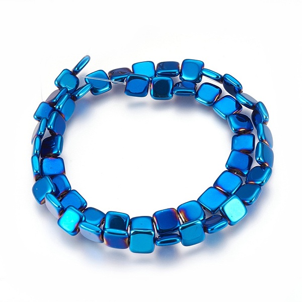 PandaHall Electroplated Non-magnetic Synthetic Hematite Beads Strands, Polish, Square, Blue Plated, 8x8x2.5mm, Hole: 1mm, about 52pcs/strand...
PandaHall Electroplated Non-magnetic Synthetic Hematite Beads Strands, Polish, Square, Blue Plated, 8x8x2.5mm, Hole: 1mm, about 52pcs/strand...