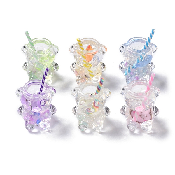 PandaHall Luminous Translucent Resin Pendants, Glow in the Dark Bear Cup Charm, Mixed Color, 37x23x19mm, Hole: 1.4mm Resin Bear Multicolor
PandaHall Luminous Translucent Resin Pendants, Glow in the Dark Bear Cup Charm, Mixed Color, 37x23x19mm, Hole: 1.4mm Resin Bear Multicolor