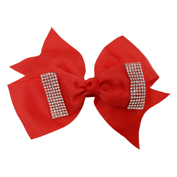 PandaHall Grosgrain Bowknot Alligator Hair Clips, with Iron Alligator Clips, Acrylic Rhinestones, Red, 140mm Cloth Red
PandaHall Grosgrain Bowknot Alligator Hair Clips, with Iron Alligator Clips, Acrylic Rhinestones, Red, 140mm Cloth Red