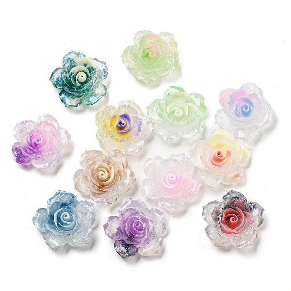 PandaHall Luminous Transparent Epoxy Resin Decoden Cabochons, Glow in the Dark Flower with Glitter Powder, Mixed Color, 32x33x12mm Epoxy..., Multicolor
PandaHall Luminous Transparent Epoxy Resin Decoden Cabochons, Glow in the Dark Flower with Glitter Powder, Mixed Color, 32x33x12mm Epoxy..., Multicolor