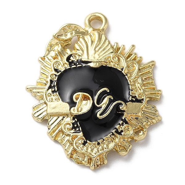PandaHall Alloy Pendants, with Enamel, Long-Lasting Plated, Golden, Sacred Heart Charm, Black, 29.5x23.5x3.5mm, Hole: 1.8mm Alloy+Enamel...
PandaHall Alloy Pendants, with Enamel, Long-Lasting Plated, Golden, Sacred Heart Charm, Black, 29.5x23.5x3.5mm, Hole: 1.8mm Alloy+Enamel...