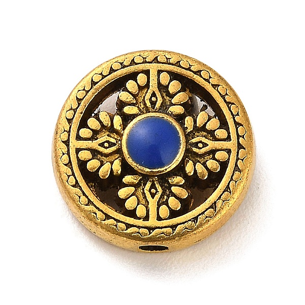 PandaHall Zinc Alloy Beads, with Enamel, Antique Golden, Flat Round with Cross, Royal Blue, 17.5x7mm, Hole: 2.5mm Alloy+Enamel Flat Round
PandaHall Zinc Alloy Beads, with Enamel, Antique Golden, Flat Round with Cross, Royal Blue, 17.5x7mm, Hole: 2.5mm Alloy+Enamel Flat Round