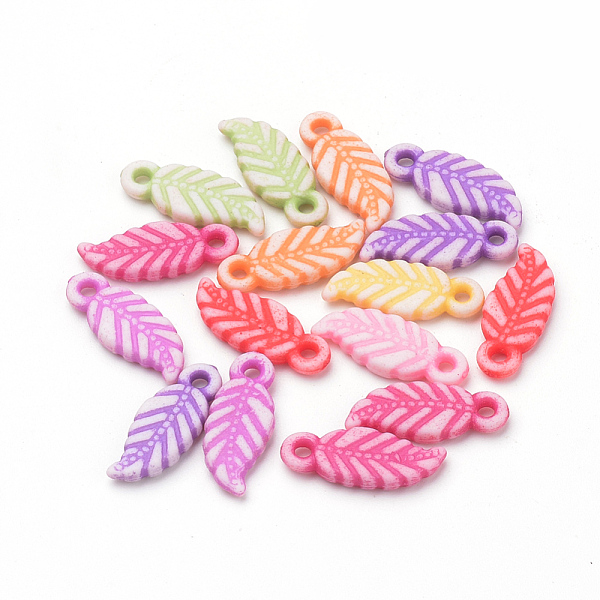 PandaHall Craft Style Acrylic Pendants, Leaf, Mixed Color, 18x7x3mm, Hole: 1.5mm, about 1750pcs/500g Acrylic Leaf Multicolor
PandaHall Craft Style Acrylic Pendants, Leaf, Mixed Color, 18x7x3mm, Hole: 1.5mm, about 1750pcs/500g Acrylic Leaf Multicolor