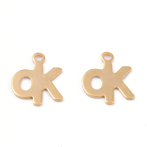 PandaHall 201 Stainless Steel Charms, Laser Cut, Word OK, Real 18k Gold Plated, 12x10x0.5mm, Hole: 1.4mm 201 Stainless Steel Word
PandaHall 201 Stainless Steel Charms, Laser Cut, Word OK, Real 18k Gold Plated, 12x10x0.5mm, Hole: 1.4mm 201 Stainless Steel Word