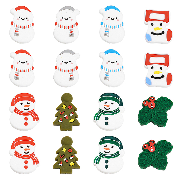 PandaHall CHGCRAFT 8Pcs 8 Style Christmas Theme Food Grade Eco-Friendly Silicone Beads, Chewing Beads For Teethers, DIY Nursing Necklaces...
PandaHall CHGCRAFT 8Pcs 8 Style Christmas Theme Food Grade Eco-Friendly Silicone Beads, Chewing Beads For Teethers, DIY Nursing Necklaces...