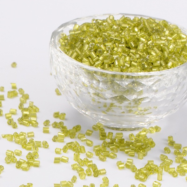PandaHall 11/0 Two Cut Glass Seed Beads, Hexagon, Silver Lined Round Hole, Green, Size: about 2.2mm in diameter, about 37500pcs/Pound Glass...
PandaHall 11/0 Two Cut Glass Seed Beads, Hexagon, Silver Lined Round Hole, Green, Size: about 2.2mm in diameter, about 37500pcs/Pound Glass...