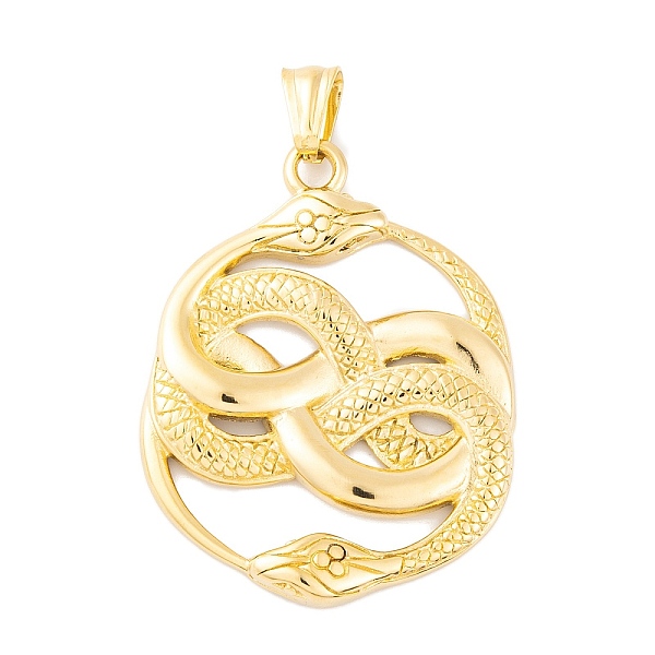 PandaHall 304 Stainless Steel Big Pendants, Snake Charm, Golden, 50.5x39x4.5mm, Hole: 8x5mm 304 Stainless Steel Snake
PandaHall 304 Stainless Steel Big Pendants, Snake Charm, Golden, 50.5x39x4.5mm, Hole: 8x5mm 304 Stainless Steel Snake