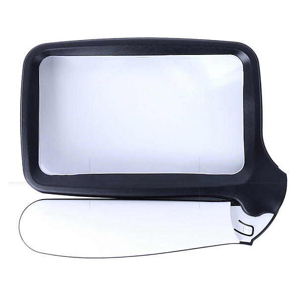 PandaHall Portable ABS Plastic Handheld Magnifier, with Acrylic Optical Lens, 5PCS LED Light, Black, 14x11.5x2.5cm, Magnification: 2X...
PandaHall Portable ABS Plastic Handheld Magnifier, with Acrylic Optical Lens, 5PCS LED Light, Black, 14x11.5x2.5cm, Magnification: 2X...