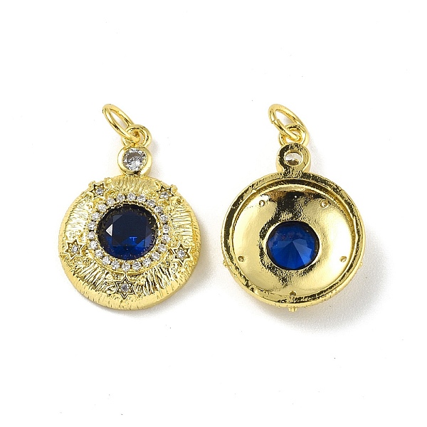 PandaHall Brass Micro Pave Clear Cubic Zirconia Pendants, with Glass and Jump Ring, Flat Round with Star Charm, Real 18K Gold Plated...
PandaHall Brass Micro Pave Clear Cubic Zirconia Pendants, with Glass and Jump Ring, Flat Round with Star Charm, Real 18K Gold Plated...