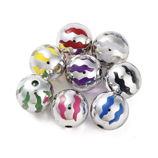 PandaHall UV Plating Rainbow Iridescent Acrylic Beads, Round, 15~15.5mm, Hole: 2.5mm Acrylic Others Multicolor
PandaHall UV Plating Rainbow Iridescent Acrylic Beads, Round, 15~15.5mm, Hole: 2.5mm Acrylic Others Multicolor