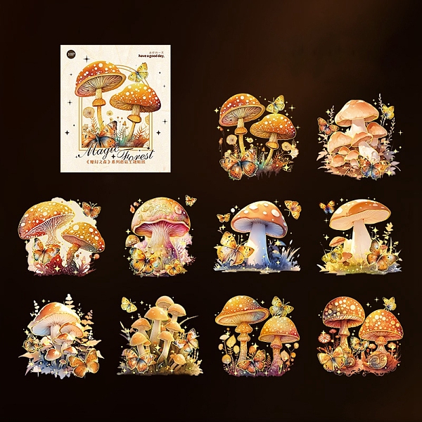 PandaHall PET Plastic Decorative Paper Stickers, for Scrapbooks, Notebook, Journal, Card Making, Album, Calendars, DIY Crafts, Mushroom..., Orange
PandaHall PET Plastic Decorative Paper Stickers, for Scrapbooks, Notebook, Journal, Card Making, Album, Calendars, DIY Crafts, Mushroom..., Orange