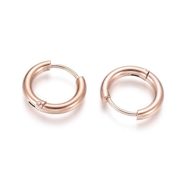 PandaHall Ion Plating(IP) 304 Stainless Steel Huggie Hoop Earrings, Hypoallergenic Earrings, with 316 Surgical Stainless Steel Pin, Rose...
PandaHall Ion Plating(IP) 304 Stainless Steel Huggie Hoop Earrings, Hypoallergenic Earrings, with 316 Surgical Stainless Steel Pin, Rose...