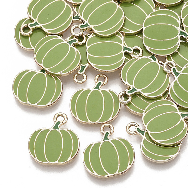 PandaHall Autumn Theme Alloy Enamel Pendants, Light Gold, Pumpkin, Olive Drab, 18.5x16x2mm, Hole: 2mm Alloy+Enamel Pumpkin Green
PandaHall Autumn Theme Alloy Enamel Pendants, Light Gold, Pumpkin, Olive Drab, 18.5x16x2mm, Hole: 2mm Alloy+Enamel Pumpkin Green