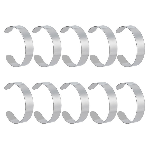 PandaHall GOMAKERER 10Pcs 304 Stainless Steel Open Cuff Bangles, Plain Bangles for Men Women, Stainless Steel Color, Inner Diameter: 2-1/8...
PandaHall GOMAKERER 10Pcs 304 Stainless Steel Open Cuff Bangles, Plain Bangles for Men Women, Stainless Steel Color, Inner Diameter: 2-1/8...