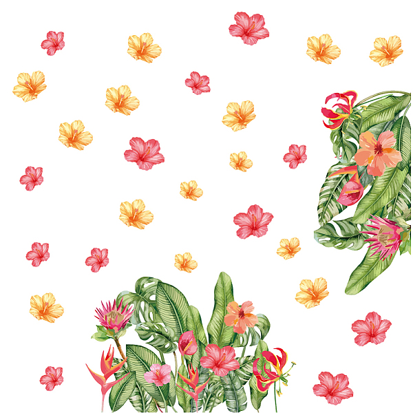 PandaHall SUPERDANT Colorful Tropical Plants Flowers Wall Decals Hibiscus Monstera Wall Sticker DIY Peel and Stick Flowers Removable Murals...
PandaHall SUPERDANT Colorful Tropical Plants Flowers Wall Decals Hibiscus Monstera Wall Sticker DIY Peel and Stick Flowers Removable Murals...