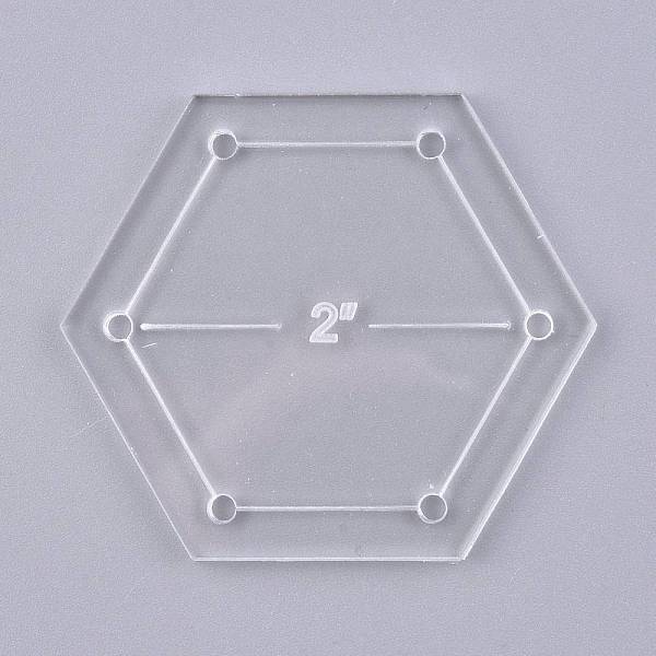 PandaHall Acrylic Transparent Pressure Plate, Quilting Template, Hexagon, BurlyWood, 56x64.5x3mm, Hole: 3mm Acrylic Orange
PandaHall Acrylic Transparent Pressure Plate, Quilting Template, Hexagon, BurlyWood, 56x64.5x3mm, Hole: 3mm Acrylic Orange