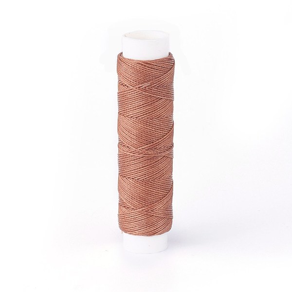 PandaHall Round Waxed Polyester Twisted Cord, Micro Macrame Cord, for Leather Projects, Bookbinding, Sienna, 0.65mm, about 21.87 yards..., Brown
PandaHall Round Waxed Polyester Twisted Cord, Micro Macrame Cord, for Leather Projects, Bookbinding, Sienna, 0.65mm, about 21.87 yards..., Brown