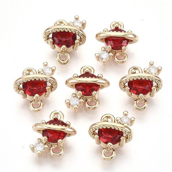 PandaHall Golden Tone Brass Links connectors, with Glass, Faceted, Planet, Red, 10x9x5mm, Hole: 1.2mm Brass+Glass Planet Red
PandaHall Golden Tone Brass Links connectors, with Glass, Faceted, Planet, Red, 10x9x5mm, Hole: 1.2mm Brass+Glass Planet Red