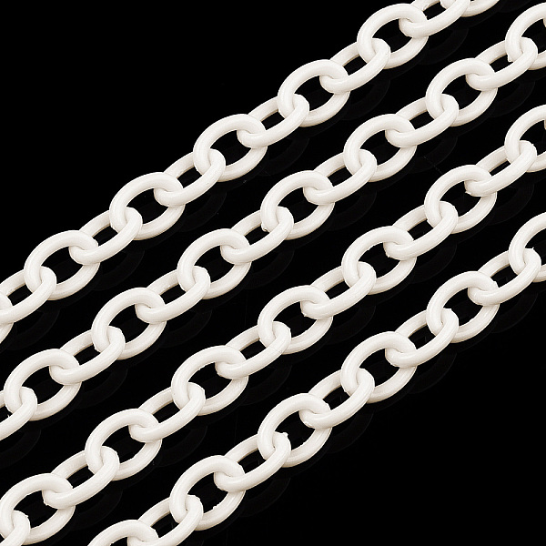 PandaHall ABS Plastic Cable Chains, Oval, Floral White, 14.96 inch~15.35 inch(38~39cm), 5.5~6mm Plastic White
PandaHall ABS Plastic Cable Chains, Oval, Floral White, 14.96 inch~15.35 inch(38~39cm), 5.5~6mm Plastic White