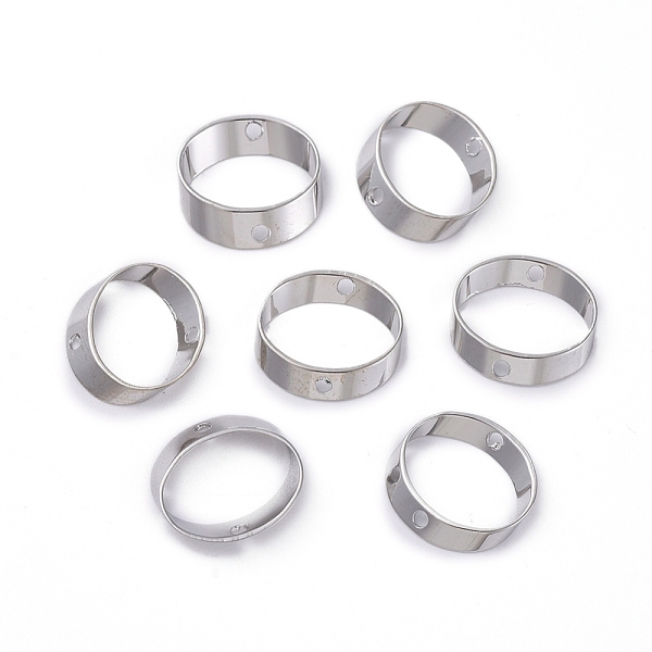 PandaHall Rack Plating Brass Bead Frames, Ring, Platinum, 13x2mm, Hole: 1.4mm Brass Ring
PandaHall Rack Plating Brass Bead Frames, Ring, Platinum, 13x2mm, Hole: 1.4mm Brass Ring