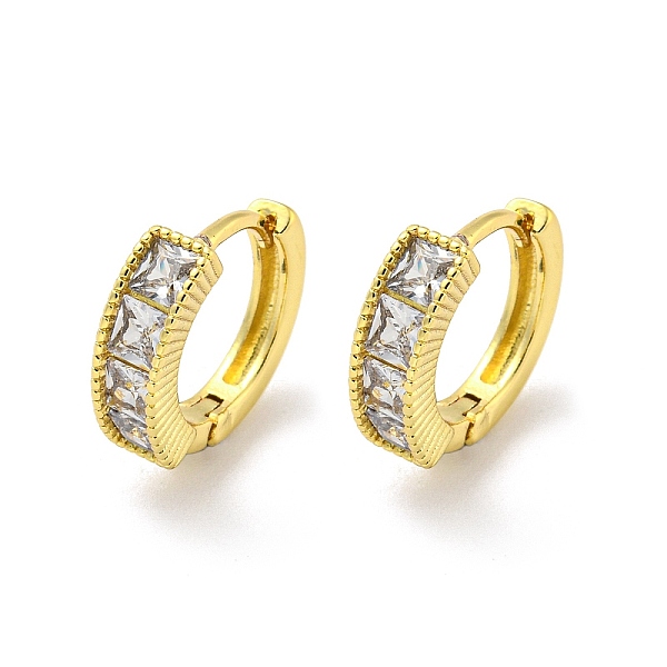 PandaHall Brass Micro Pave Cubic Zirconia Hoop Earring, Real 18K Gold Plated, Round, 14x4mm Brass Round
PandaHall Brass Micro Pave Cubic Zirconia Hoop Earring, Real 18K Gold Plated, Round, 14x4mm Brass Round