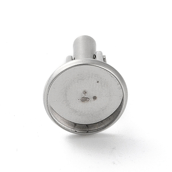 PandaHall Flat Round 304 Stainless Steel Cuffinks, Stainless Steel Color, tray: 12mm, 17.5x17mm, Hole: 6.5mm Stainless Steel
PandaHall Flat Round 304 Stainless Steel Cuffinks, Stainless Steel Color, tray: 12mm, 17.5x17mm, Hole: 6.5mm Stainless Steel
