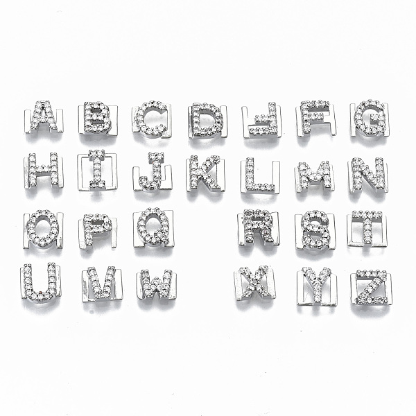 PandaHall Brass Micro Pave Clear Cubic Zirconia Cabochons, Fit Floating Locket Charms, Cadmium Free & Nickel Free & Lead Free, Alphabet...
PandaHall Brass Micro Pave Clear Cubic Zirconia Cabochons, Fit Floating Locket Charms, Cadmium Free & Nickel Free & Lead Free, Alphabet...