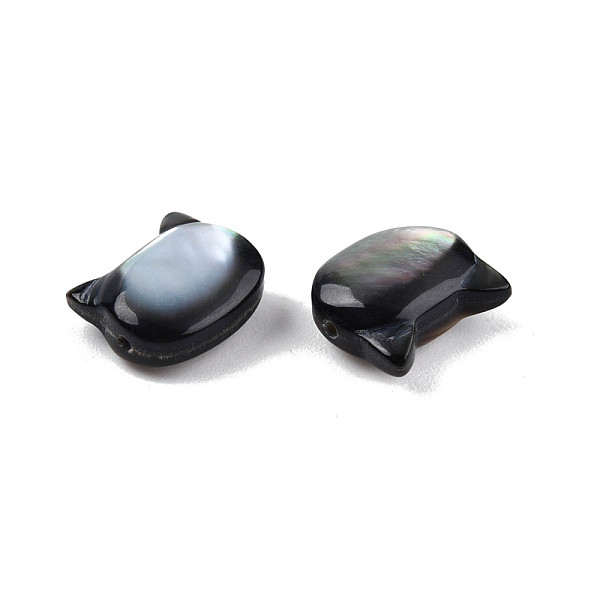 PandaHall Natural Black Lip Shell Beads, Cat Head, 9x10x4.5mm, Hole: 0.6mm Black Lip Shell Cat Shape
PandaHall Natural Black Lip Shell Beads, Cat Head, 9x10x4.5mm, Hole: 0.6mm Black Lip Shell Cat Shape