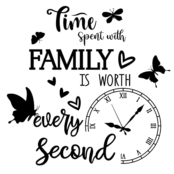 PandaHall OLYCRAFT Clock Butterfly Wall Decals 35x11 Inch PVC Wall Stickers Mixed Color Wall Decals for Decorating The Living Room, Office..., Black
PandaHall OLYCRAFT Clock Butterfly Wall Decals 35x11 Inch PVC Wall Stickers Mixed Color Wall Decals for Decorating The Living Room, Office..., Black