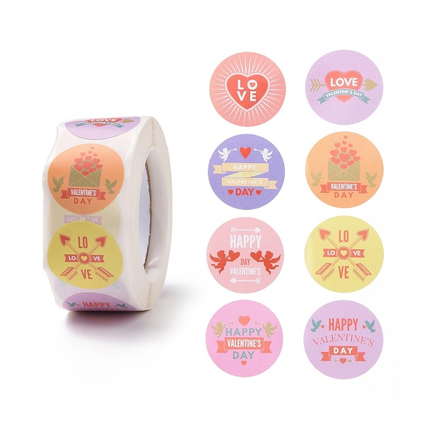 PandaHall Valentine's Day Round Paper Stickers, Adhesive Labels Roll Stickers, Gift Tag, for Envelopes, Party, Presents Decoration, Mixed..., Multicolor
PandaHall Valentine's Day Round Paper Stickers, Adhesive Labels Roll Stickers, Gift Tag, for Envelopes, Party, Presents Decoration, Mixed..., Multicolor