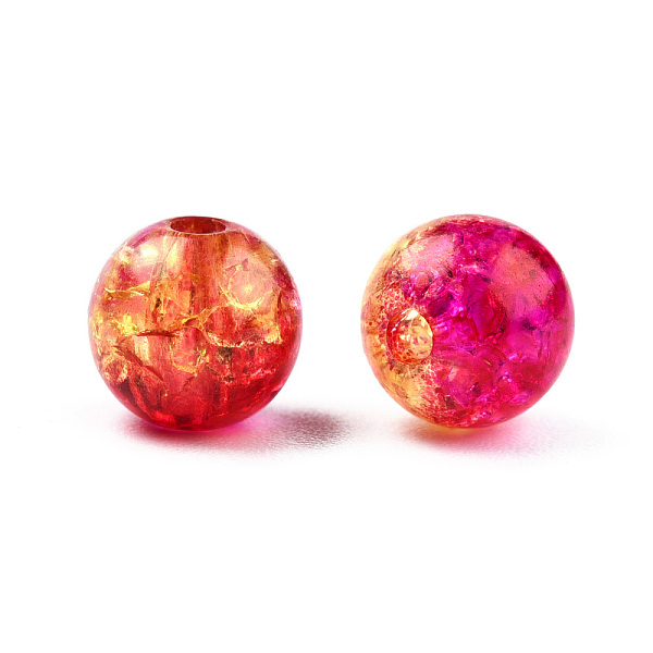 PandaHall Transparent Crackle Acrylic Beads, Round, Crimson, 8x7.5mm, Hole: 1.8mm, about 1700pc/500g Acrylic Round Pink
PandaHall Transparent Crackle Acrylic Beads, Round, Crimson, 8x7.5mm, Hole: 1.8mm, about 1700pc/500g Acrylic Round Pink