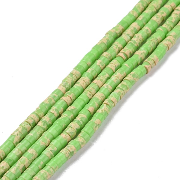 PandaHall Synthetic Imperial Jasper Beads Strands, Green, Flat Round, 4x2mm, Hole: 1mm, about 169pcs/strand, 14.96''(38cm) Imperial Jasper...
PandaHall Synthetic Imperial Jasper Beads Strands, Green, Flat Round, 4x2mm, Hole: 1mm, about 169pcs/strand, 14.96''(38cm) Imperial Jasper...