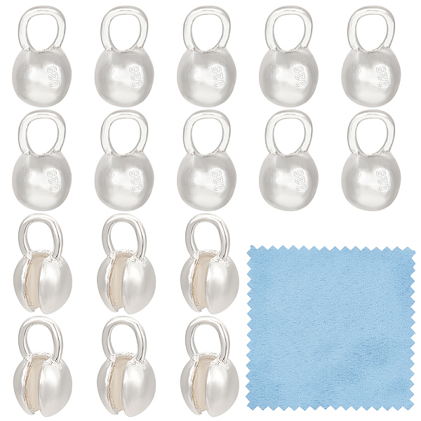 PandaHall BENECREAT 925 Sterling Silver Bead Tips, Calotte Ends, Clamshell Knot Cover, Round, with 925 Stamp, Silver, 5.5x3.3mm, Hole: 1.6mm...
PandaHall BENECREAT 925 Sterling Silver Bead Tips, Calotte Ends, Clamshell Knot Cover, Round, with 925 Stamp, Silver, 5.5x3.3mm, Hole: 1.6mm...