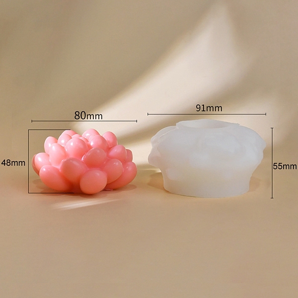 PandaHall Embossed Pillar DIY Candle Silicone Molds, for Candle Making, Food Grade Silicone, Flower, White, 9.1x5.5cm Silicone Flower White
PandaHall Embossed Pillar DIY Candle Silicone Molds, for Candle Making, Food Grade Silicone, Flower, White, 9.1x5.5cm Silicone Flower White