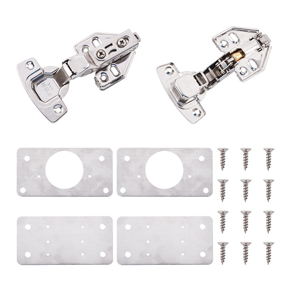 PandaHall Spritewelry 304 Stainless Steel 8Pcs Hinge Pieces & 2Pcs Hydraulic Hinge, with 60Pcs Iron Screws, Cabinet Hardware, Stainless...
PandaHall Spritewelry 304 Stainless Steel 8Pcs Hinge Pieces & 2Pcs Hydraulic Hinge, with 60Pcs Iron Screws, Cabinet Hardware, Stainless...