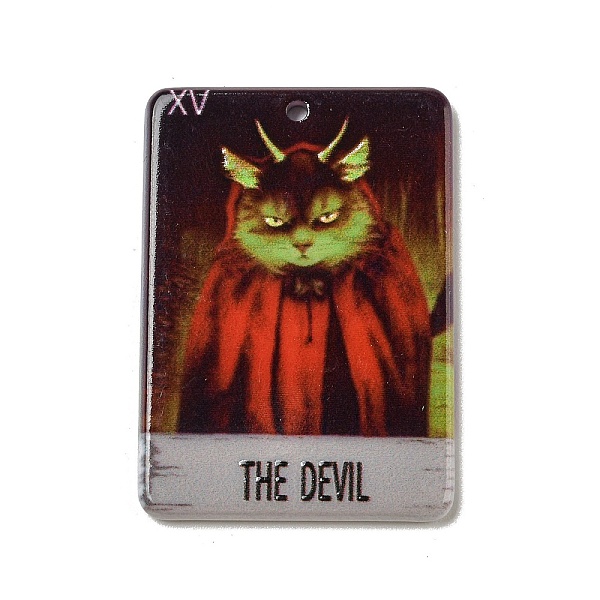 PandaHall Acrylic Pendants, Rectangle with Tarot, Cat Shape, 38.5x27x2mm, Hole: 1.8mm Acrylic Cat Shape
PandaHall Acrylic Pendants, Rectangle with Tarot, Cat Shape, 38.5x27x2mm, Hole: 1.8mm Acrylic Cat Shape