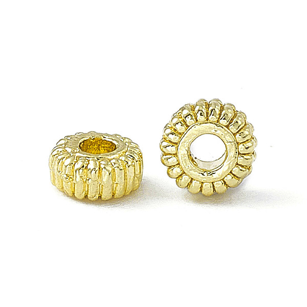 PandaHall Rack Plating Alloy Spacer Beads, Flat Round Tyre, Light Gold, 4.5x2mm, Hole: 1.5mm Alloy Flat Round
PandaHall Rack Plating Alloy Spacer Beads, Flat Round Tyre, Light Gold, 4.5x2mm, Hole: 1.5mm Alloy Flat Round