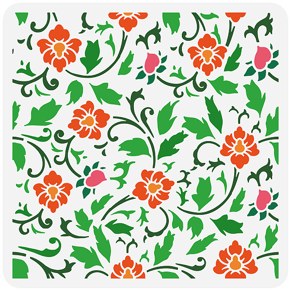 PandaHall FINGERINSPIRE Flourish Leaf Stencils 30x30cm Reusable Flower Plants Drawing Stencil Vine Pattern Template for Wall Painting Leaf...
PandaHall FINGERINSPIRE Flourish Leaf Stencils 30x30cm Reusable Flower Plants Drawing Stencil Vine Pattern Template for Wall Painting Leaf...