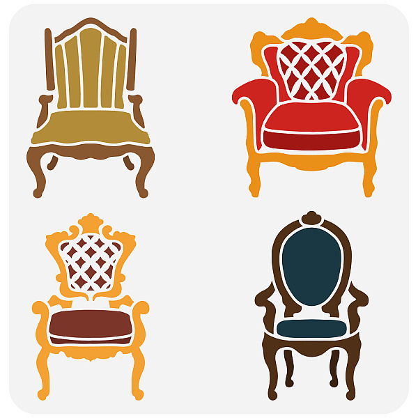 PandaHall PET Hollow Out Drawing Painting Stencils, for DIY Scrapbook, Photo Album, Chair Pattern, 30x30cm Plastic Furniture & Appliances
PandaHall PET Hollow Out Drawing Painting Stencils, for DIY Scrapbook, Photo Album, Chair Pattern, 30x30cm Plastic Furniture & Appliances