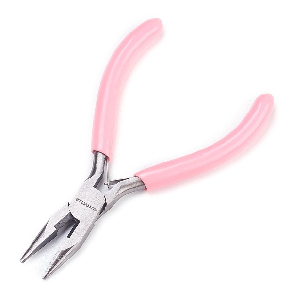 PandaHall 45# Carbon Steel Jewelry Pliers, Needle Nose Pliers, Polishing, Pink, 11.85x7.1x0.9cm Carbon Steel Pink
PandaHall 45# Carbon Steel Jewelry Pliers, Needle Nose Pliers, Polishing, Pink, 11.85x7.1x0.9cm Carbon Steel Pink