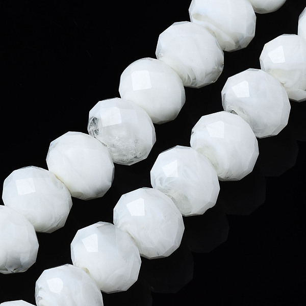 PandaHall Handmade Lampwork Beads Strands, Abacus, Faceted, White, 11.5x8.5mm, Hole: 1.5mm, about 45pcs/strand, 15.16 inch(38.5cm) Lampwork...
PandaHall Handmade Lampwork Beads Strands, Abacus, Faceted, White, 11.5x8.5mm, Hole: 1.5mm, about 45pcs/strand, 15.16 inch(38.5cm) Lampwork...