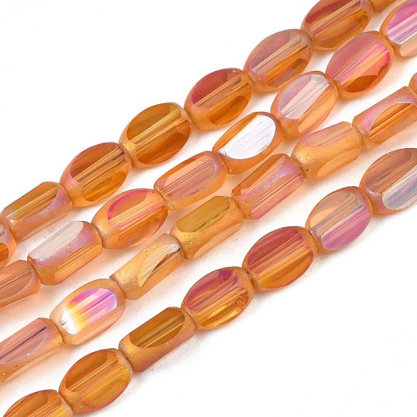 PandaHall Electroplate Glass Beads Strands, Faceted, AB Color, Cuboid, Coral, 6~7x4~5x3mm, Hole: 0.8mm, about 80pcs/strand, 20.08 inch~..., Red
PandaHall Electroplate Glass Beads Strands, Faceted, AB Color, Cuboid, Coral, 6~7x4~5x3mm, Hole: 0.8mm, about 80pcs/strand, 20.08 inch~..., Red