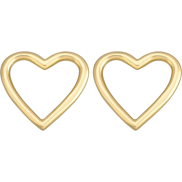 PandaHall BENECREAT 10Pcs 18K Gold Plated Heart Brass Linking Rings Love Heart Connector for Earring Necklace Jewelry Making Brass Heart
PandaHall BENECREAT 10Pcs 18K Gold Plated Heart Brass Linking Rings Love Heart Connector for Earring Necklace Jewelry Making Brass Heart