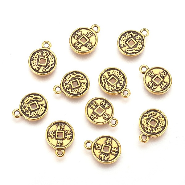 PandaHall Feng Shui Alloy Chinese Symbol Pendants, Coin with Chinese Characters, Flat Round, Cadmium Free & Lead Free, Antique Golden...
PandaHall Feng Shui Alloy Chinese Symbol Pendants, Coin with Chinese Characters, Flat Round, Cadmium Free & Lead Free, Antique Golden...